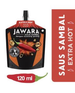 Jawara Saus Extra Hot Pouch 24x120ml